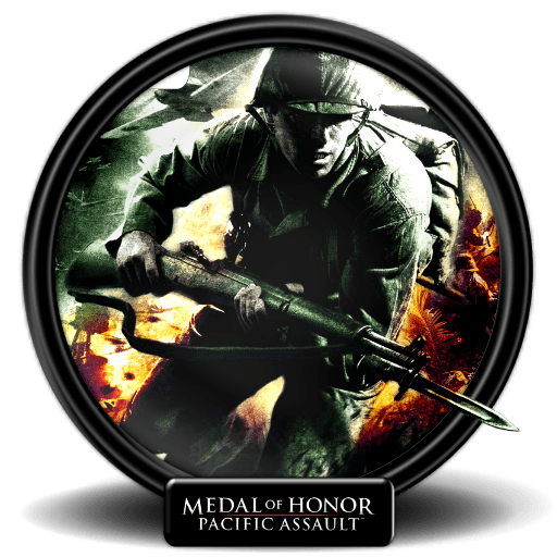 Mega Games Pack 30 Icons: Medal of Honor Pacific Assault new 1 Icon 512x512px