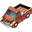 Truck with Dog Icon 32x32px