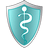 Health care shield icon