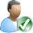 http://icons2.iconarchive.com/icons/aha-soft/people/48/check-user-icon.png