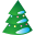 New Year Tree Icon 32x32px