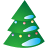 New Year Tree Icon 48x48px