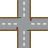 crossroad plain icon