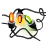 Christmas lights icon