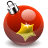 Christmas ornaments icon