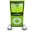 iPodPhonesGreen Icon 32x32px