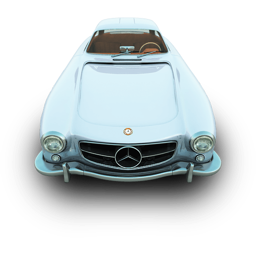 Silver Cars Icons: Mercedes Icon 512x512px