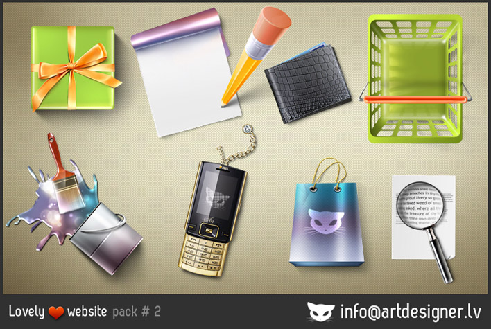 Lovely Website 2 Icons