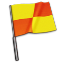 Referee flag Icon 128x128px