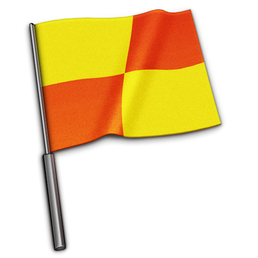 Soccer Icons: Referee flag Icon 512x512px