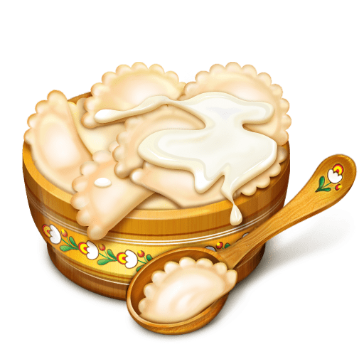 Ukrainian Motifs Icons: Bowl Full Icon 512x512px
