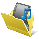 Folder my video Icon 128x128px