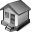 3 Gray Home Icon 32x32px