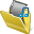 Folder my video Icon 32x32px