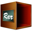 Fichiers compresse rar Icon 128x128px