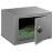 Strong box money icon