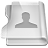 Aluminium user icon