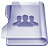 Purple group icon