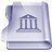 Purple library icon