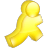 AIM yellow icon