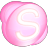 Skype pink icon
