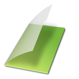 Documents vide vert Icon