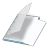 Documents bleu icon