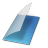 Documents vide bleu icon