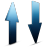 transfert bleu icon