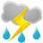 Thunderstorms icon