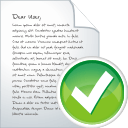 Blog post accept Icon