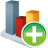 chart add icon