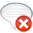 comment remove icon
