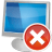 computer remove icon
