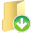 folder down icon