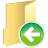 folder previous icon