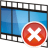 movie track remove icon