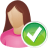 she user accept icon