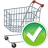 shopping cart accept icon