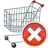 shopping cart remove icon
