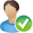 user accept icon