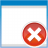 window remove icon