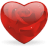 rosy heart icon