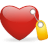 tagged heart icon