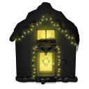 Snowy House Dark Icon