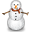 Snowman Icon 32x32px