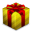 Gift Box Gold icon