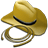 Hat and Whip icon