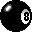 black ball icon