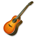 Fire guitar Icon